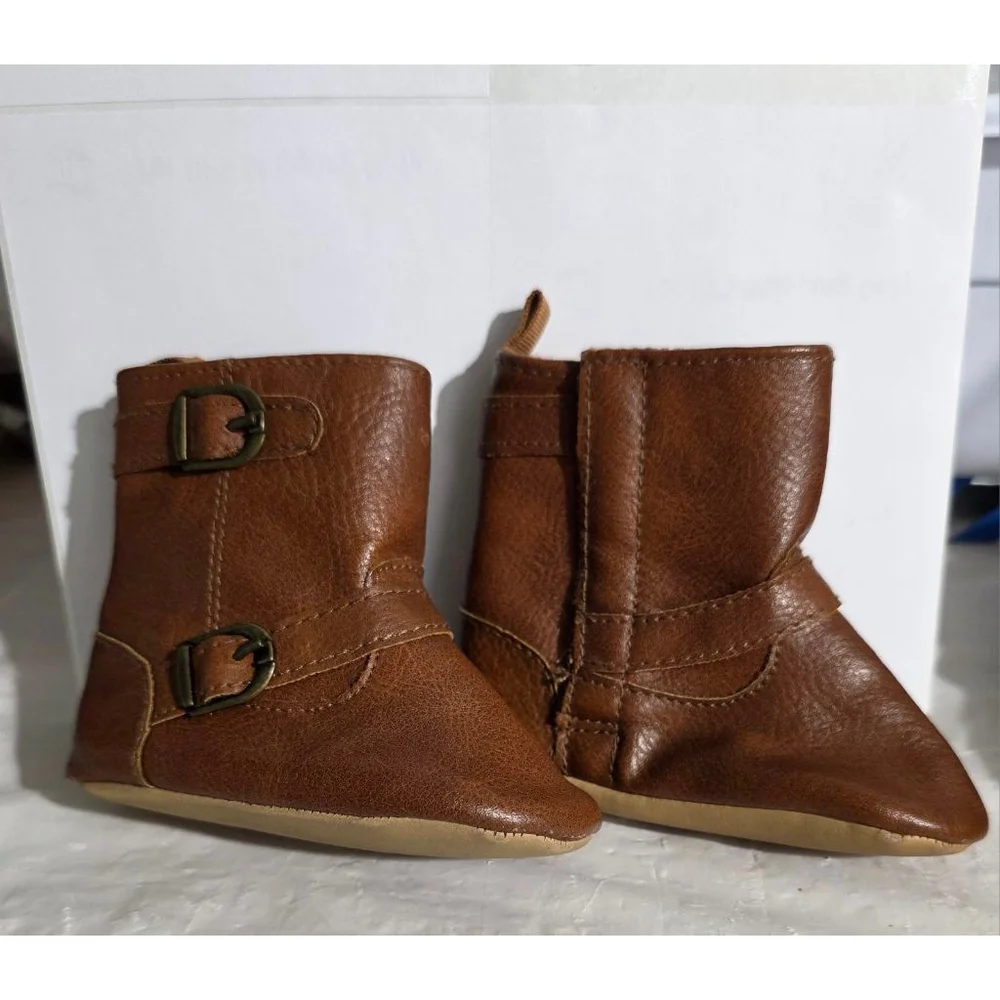 Brown baby Boots‎ Size 3-6M